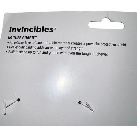 NEW Outward Hound Invincibles 2 Pack Dog Toys Durable Seams & Tough Lining - Picture 3 of 6